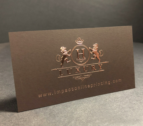 Foil Printing & Ebossing Visiting Cards